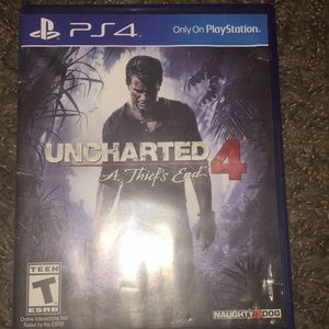 Uncharted 4 ps4 game